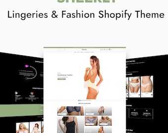 Lingerie Shopify Theme | Responsive Design | Fast Loading | Easy Setup | Free Installation | Lifetime Free Support | Exclusive