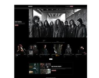 Dark Streetwear Shopify Theme | Fashion Boutique Website Template | Endorphins