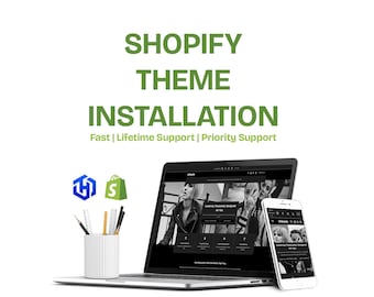 Shopify Theme Installation | Lieferung in 24 Stunden