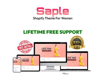 Shopify Theme for Women Fashion, Shopify Template Clothing and Lifestyle Stores | Lifetime Free Support & Updates | Original Author