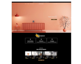 Kunst & Handwerk Shopilly Theme | Moderne Holz Möbel Laden Vorlage