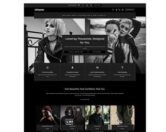 Luxury Streetwear Shopify Theme | High-end streetwear Template | Exclusive Shopify 2.0 | Fashion Shopify Black Template