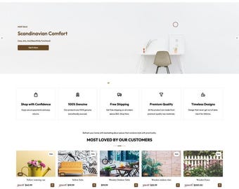 Furniture Shopify Theme | Modern Wood Store Template | RTL | High Conversion | Free Installation | Lifetime Support | Exclusive