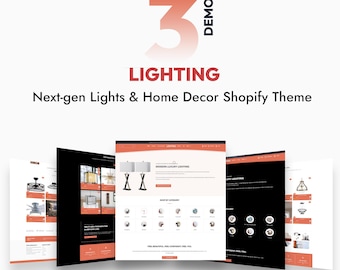 Lights and Home Decor Shopify Theme | Responsive Design | Fast Loading | Easy Setup | Free Installation | Lifetime Free Support | Exclusive
