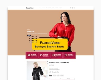 Fashion and Boutique Shopify Theme | Responsive Design | Fast Loading | Free Installation | Lifetime Free Support | Website | Exclusive