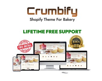 Shopify Theme Bakery | Shopify Template Dessert | Exclusive | Original Author | Lifetime Support | Crumbify