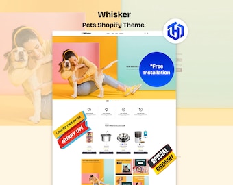 Pet Shopify Theme | RTL | Dark Template | High Conversion | Free Installation | Lifetime Support | Easy Setup | Exclusive