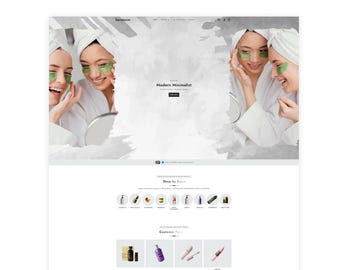 Shopify Theme for Cosmetic Brands | Beauty Template | Free Lifetime Support | Original Author | Serotonin