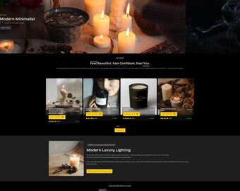 Candles Shopify Theme | High-end Perfumes Template | Exclusive Shopify 2.0 | Shopify Black Template