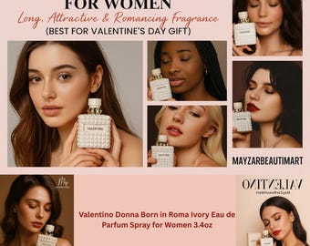 Valentino Donna Born in Roma Ivory Eau de Parfum Spray for Women 3.4oz,valentino fragnance,Valentino Roma Fregnance