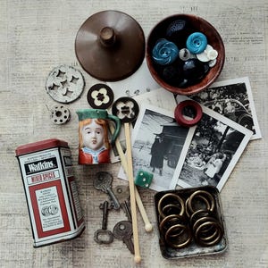 Vintage Junk Drawer Collections and Ephemera