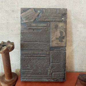 Vintage printers block