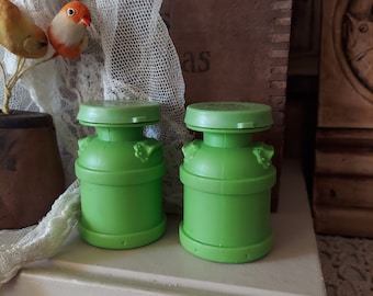 Vintage Century Creations Milk Bath Green Milk Jug Containers