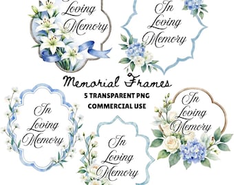 In Loving Memory PNG, In Loving Memory Clipart, In Loving Memory Images, Memorial Tshirt Design Graphics
