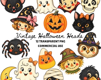Retro Halloween PNG, Vintage Halloween PNG, Vampir PNG, 90er Jahre Halloween PNG, Halloween Clipart, Halloween Grafiken, süße Halloween Charaktere