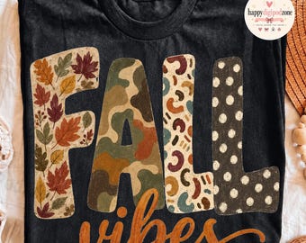 Jesienne klimaty Png, Wzór liści w kropki w kamuflażu z panterką, Ditsy Floral Pumpkin Png, Coquette Cottagecore Fall Png, Straszny sezon Png,