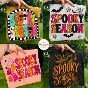 Spöklik säsong png-paket, retro patchwork-spöken png, rutig spökdesign, trendig höst png, sublimering av kusliga vibbar png, halloweenvibbar