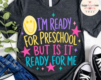 Jestem gotowy do przedszkola, ale czy ono jest gotowe na mnie png, Nauczanie png, Preppy png, Pierwszy dzień szkoły, Gwiazdy png, Powrót do szkoły png, Przedszkole png