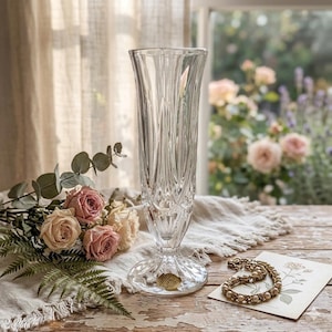 Capri Crystal Vase - Etsy