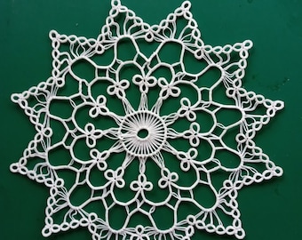 Schema chiacchierino PDF centrino "La Rosa dei Venti", fai da te