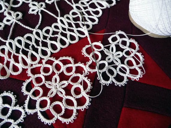 Tatting with quilting thread – Occasional Crafter