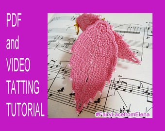 Video e PDF tutorial per orecchini a chiacchierino "Morning Dew"