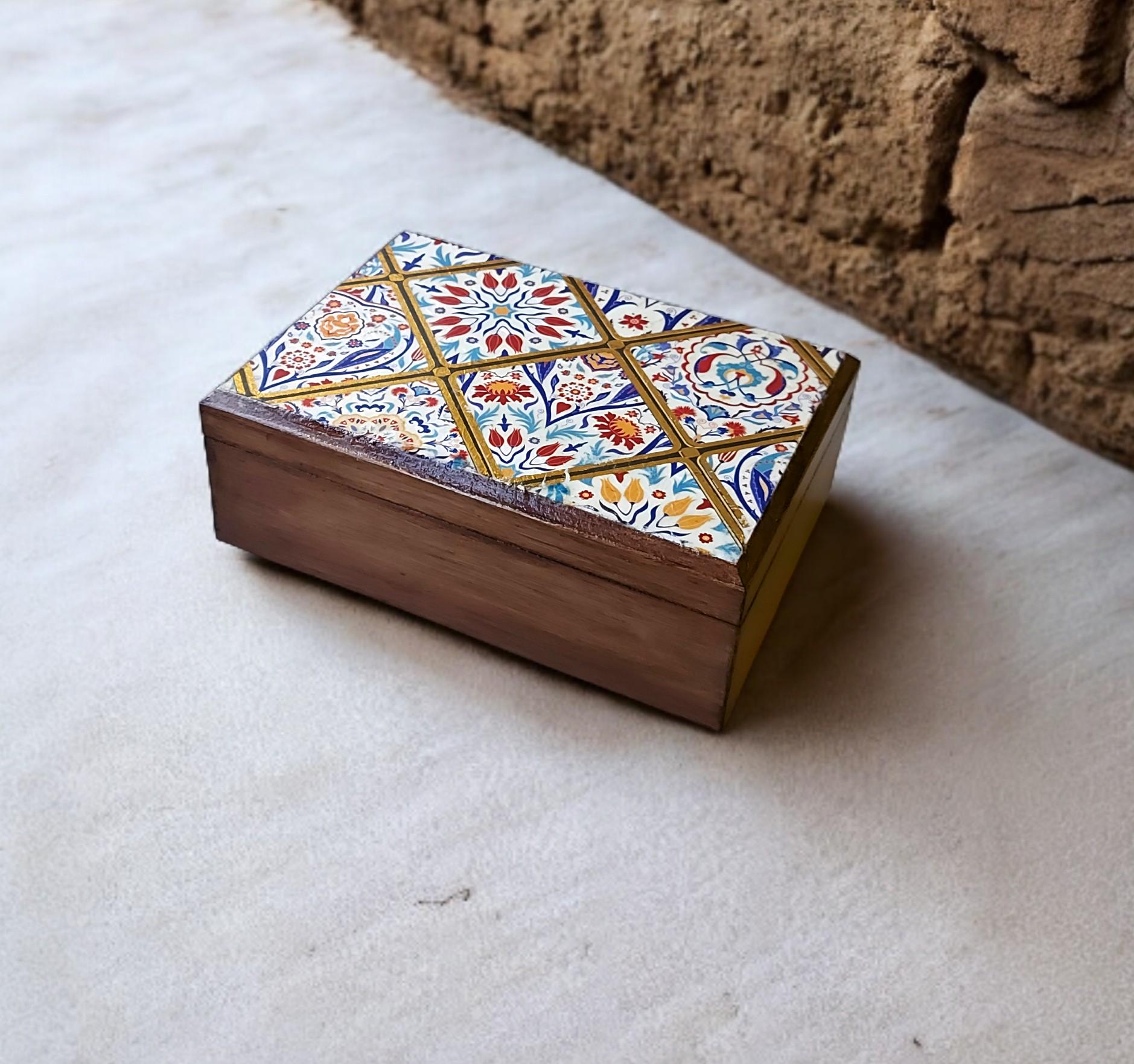 Gold leaf wood box - Etsy 日本