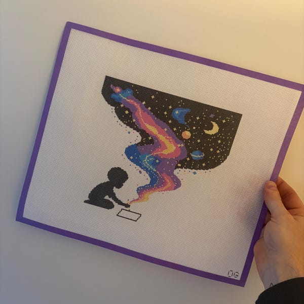 Galactic Imagination Needlepoint Canvas