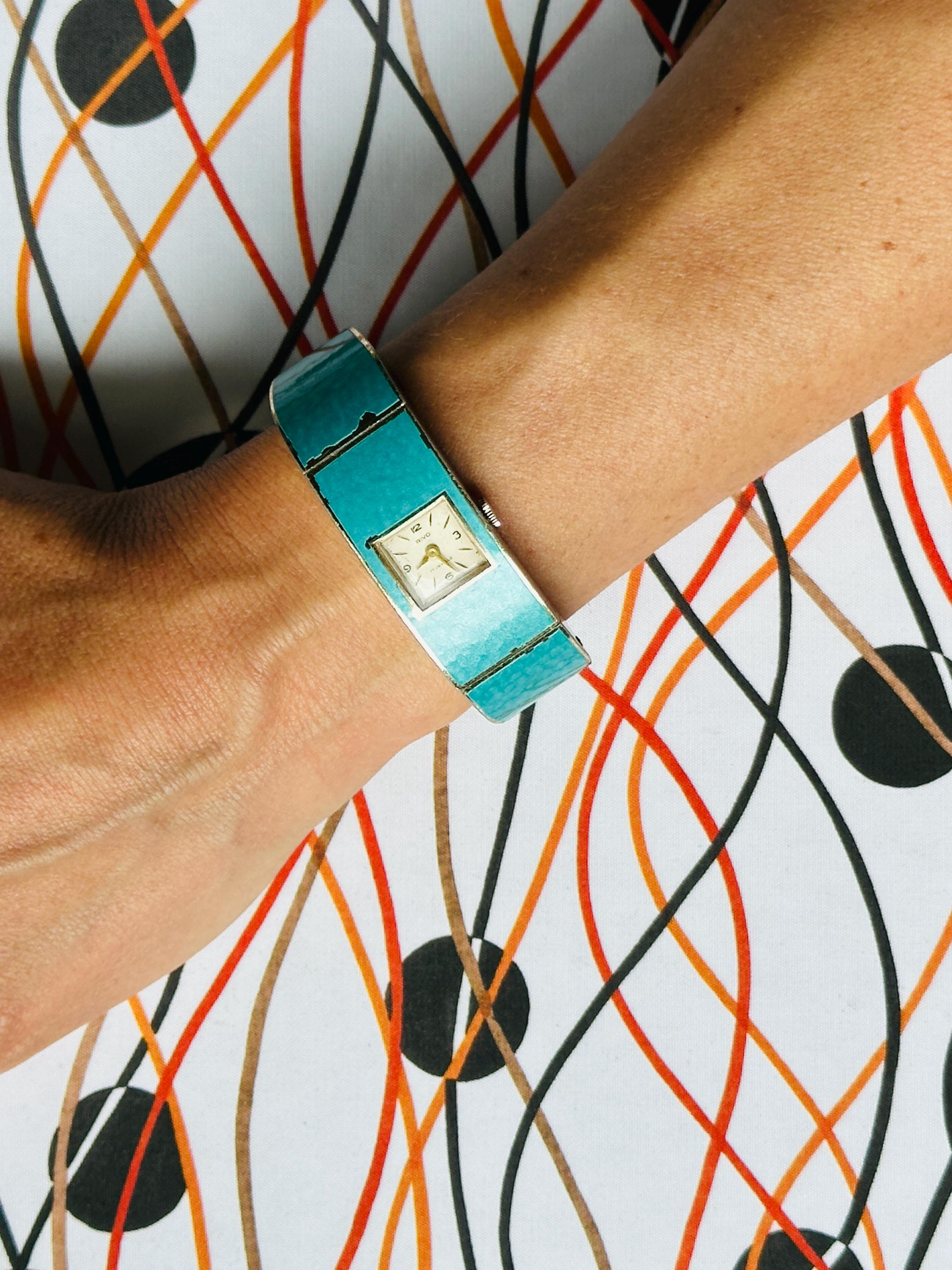 Vintage Rivo Swiss Made Women\'s Gold Bangle Wristwatch Rivo Swiss Watch - Etsy main image 2