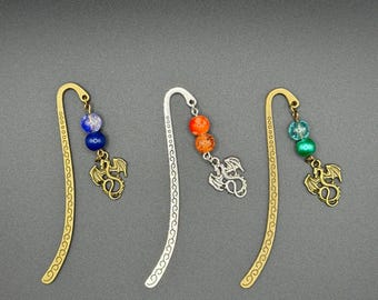 Metal dragon bookmark
