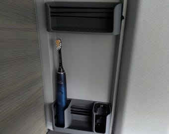 Shelf for 2 toothbrushes (double) VW T5, T6 California, Ocean, Camping, Caravan, Bus