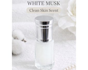 White Musk Perfume Oil – Soft Clean Scent, Long Lasting