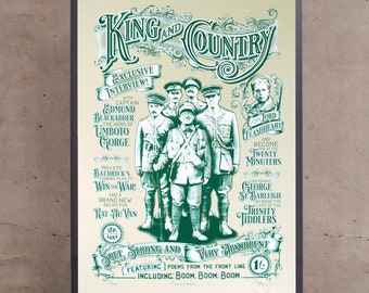 Blackadder Hand Pulled Limited Edition Screen Print