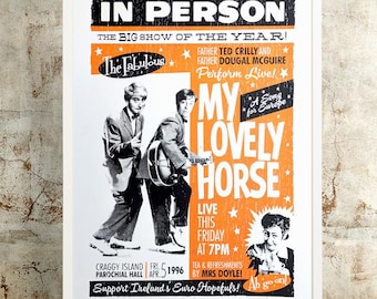 Father Ted Hand Pulled Limited Edition Screen Print Signed and Numbered