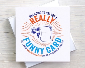 Happy Birthday Rude Really Funny Blank Greetings card