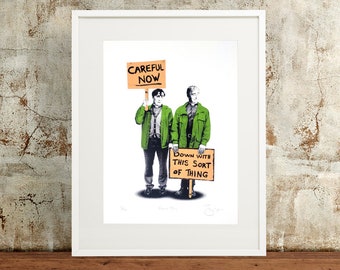 A3 Father Ted Hand Pulled Limited Edition Screen Print Signed and Numbered