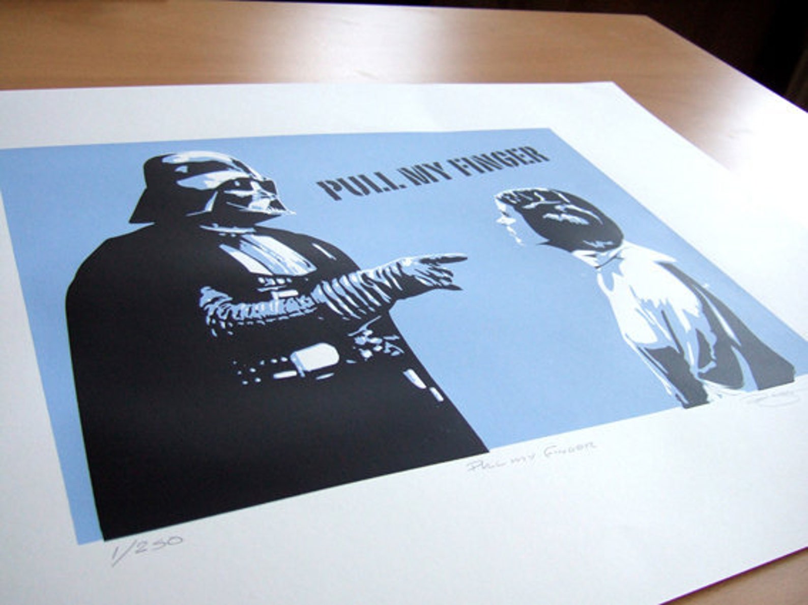 darth vader pull my finger t shirt