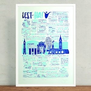 Lest-Ha! Leicester Comedy Festival Limited Edition Screen Print