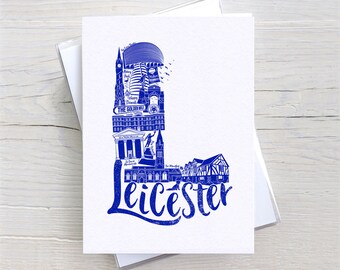 Leicester City Blank Greetings card