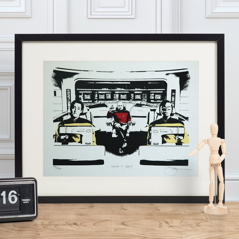 Star Trek 'make It Sew' Hand Pulled Limited Edition | Etsy