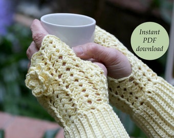 Wrist warmer - Crochet pattern