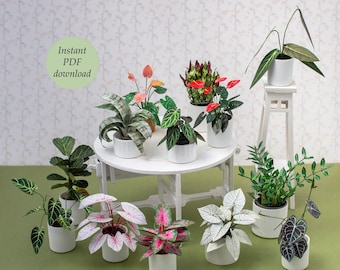 Miniatura Per Casa Delle Bambole - Cespugli Verdi Bassi - Set