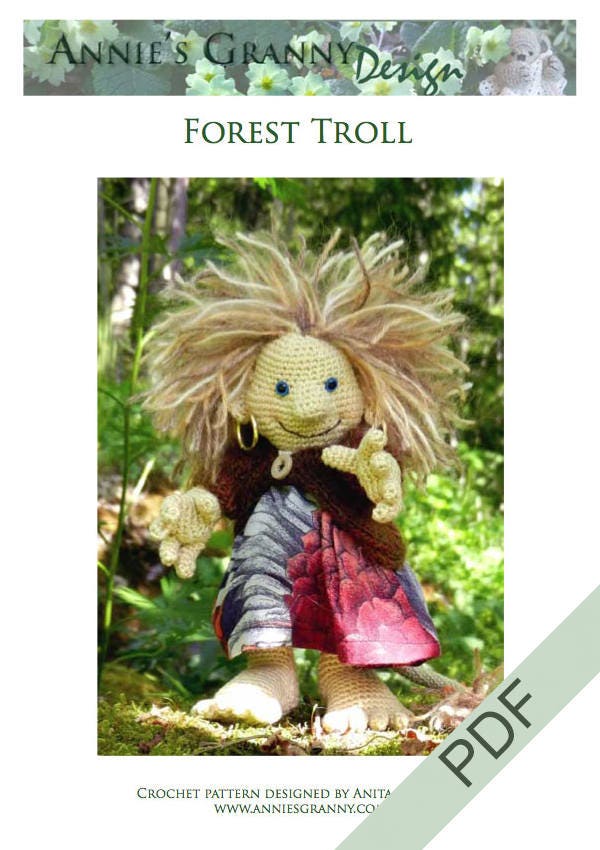 Crochet Forest Troll - PDF Pattern