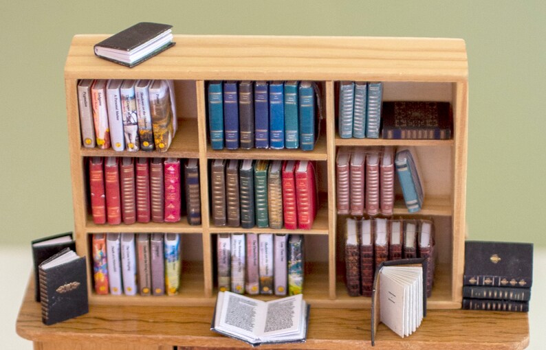 Miniature Books in Scale 112 Tutorial & Templates Etsy