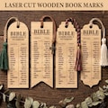Bible Emergency Numbers Bookmark SVG Bundle, Laser Cut Wooden Bookmark File, Christian Scripture Bookmark, Christian Scripture Bookmarks.