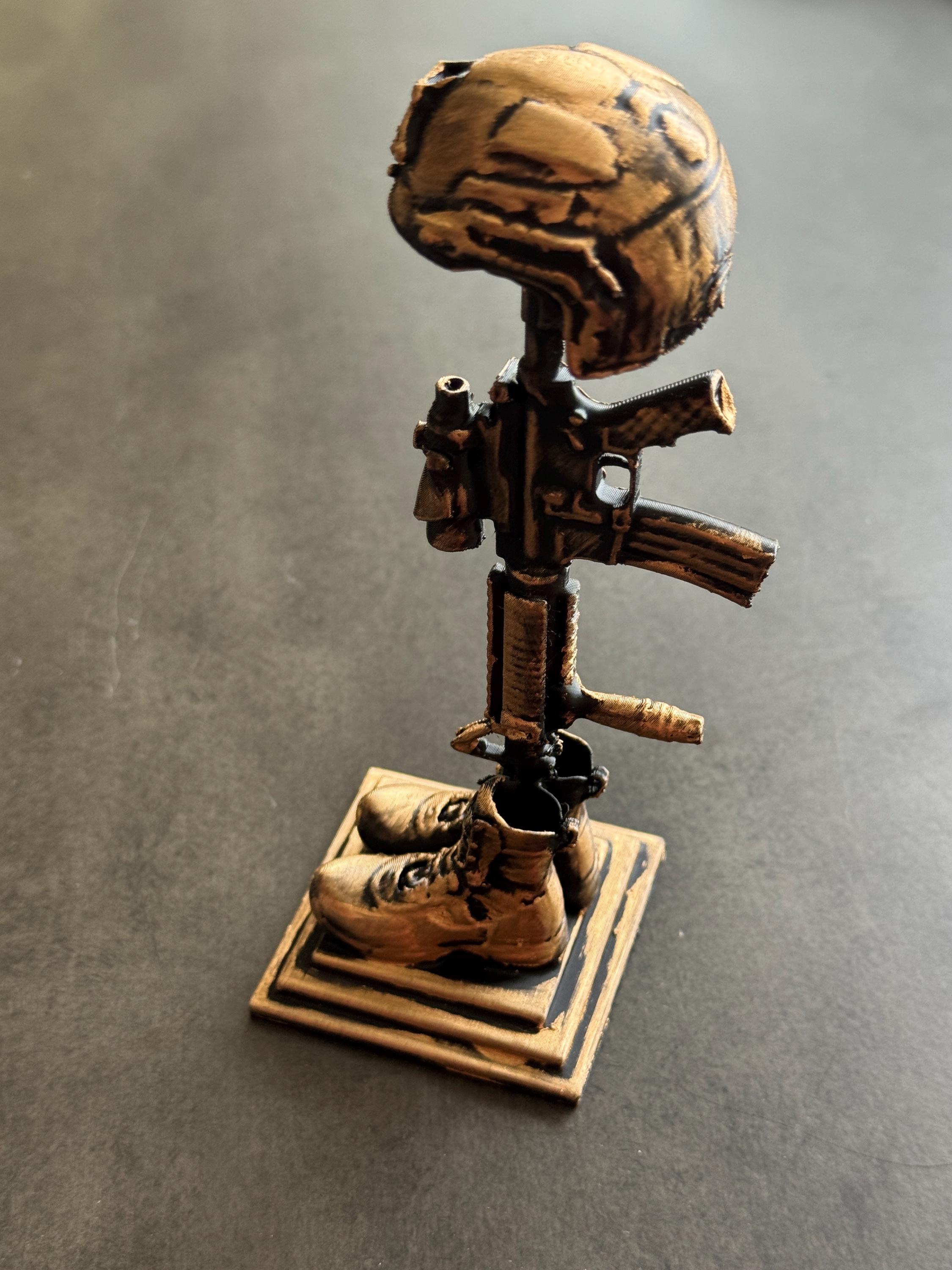 Fallen Soldier Statue - Etsy