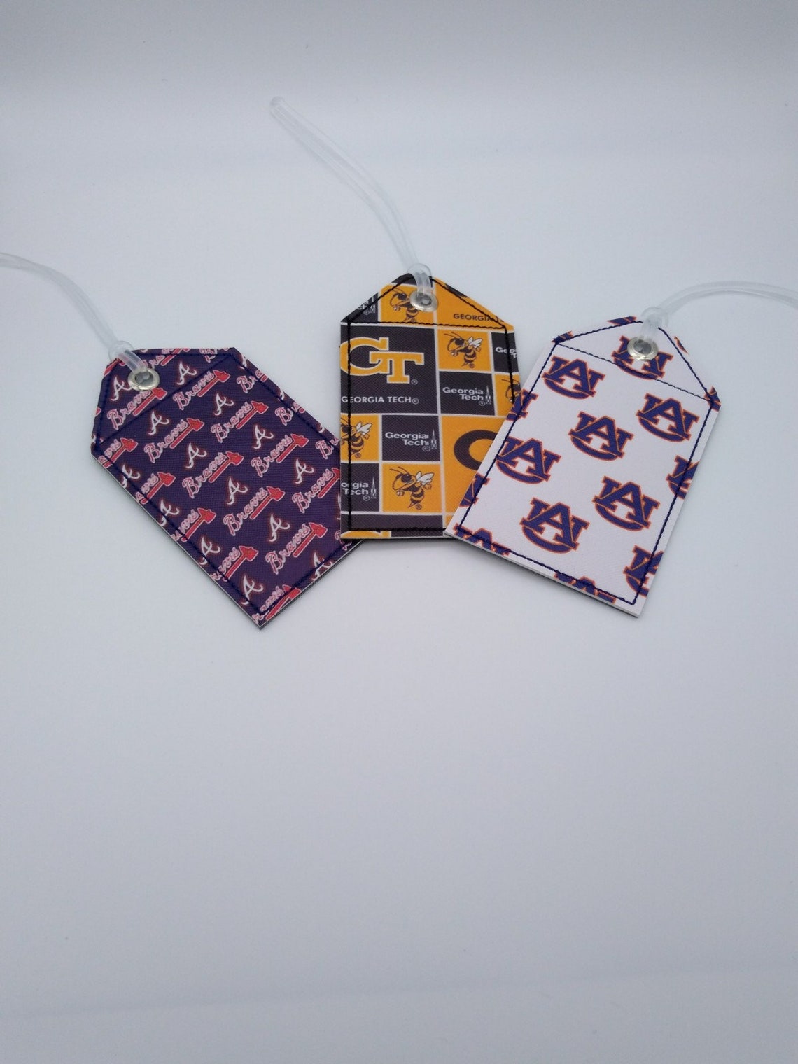 Luggage Tag Vinyl College Teams Etsy