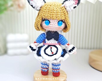 Nana Clockwork Maid Amigurumi Doll | Mobile Legends Crochet Toy