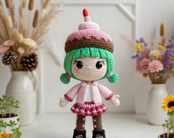 Crochet Doll with Candle Head - Wreck It Ralph Amigurumi Plush, Disney Character Keepsake