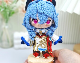 Handmade Genshin Impact Ganyu Crochet Plush Doll